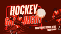 Hockey Game Night Animation