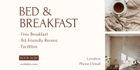 Bed and Breakfast Services Twitter Post