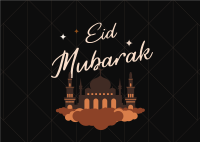 Eid Blessings Postcard