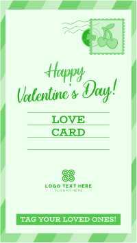 Valentine's Day Postcard Instagram Reel