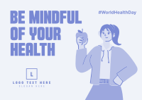 Mind Your Health Postcard