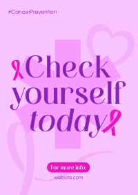 Cancer Prevention Check Poster