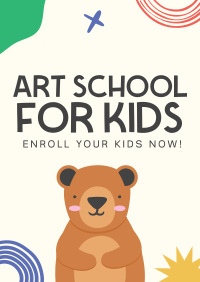 Art Class For Kids Poster