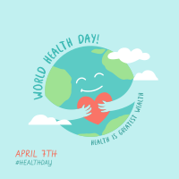 Health Day Earth Linkedin Post Design