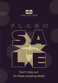 Flash Sale Now Poster