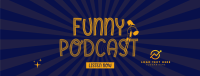 The Silly Podcast Show Facebook Cover Design