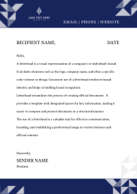 Geometric General Business Letterhead
