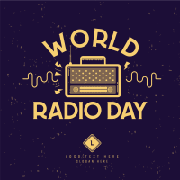 Simple Radio Day Instagram Post