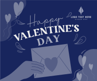 Valentines Day Greeting Facebook Post