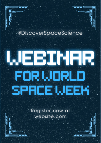 Space Week Poster example 3