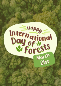 International Day of Forests  Poster