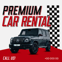 Premium Car Rental Instagram Post