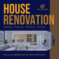 Renovation Construction Services Instagram Post Design