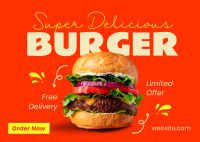 The Burger Delight Postcard