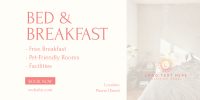 Bed and Breakfast Services Twitter Post