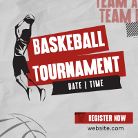 Sports Basketball Tournament Linkedin Post