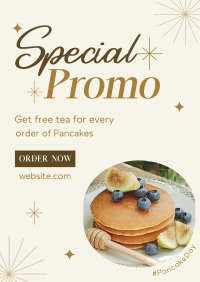 Stylish Pancake Day Poster Design