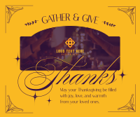 Thanksgiving Greeting Facebook Post Design