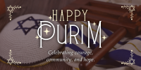 Celebrating Purim Twitter Post