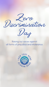 Zero Discrimination Day Instagram Reel Image Preview