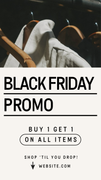 Black Friday Bold Modern  Instagram Reel Design