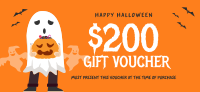 Trick or Treat Ghost Gift Certificate