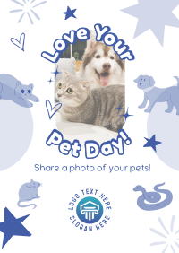 Share your Pet's Photo Poster