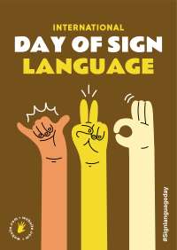 Sign Language Flyer