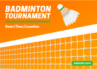 Badminton Postcard example 3