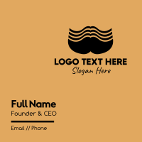 Big Male Mustache  Business Card Image Preview