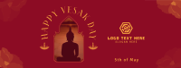 Celebrate Vesak Day Facebook Cover Design