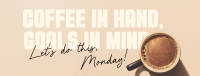 Coffee Motivation Quote Facebook Cover