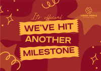 Cutesy Quirky Milestone Postcard Image Preview