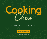 Cooking Class Facebook Post