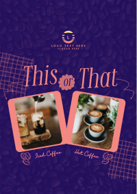 This or That Coffee Flyer