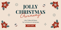 Jolly Christmas Giveaway Twitter Post