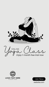 Online Yoga Class Instagram Story Image Preview