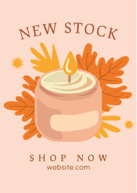 New Stock Candle Flyer