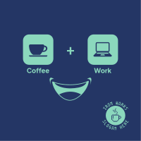 Coffee + Work Instagram Post Image Preview