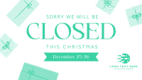 Christmas Closed Holiday Animation