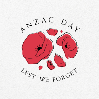 Anzac Day Minimalist Instagram Post