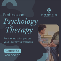 Psychology Clinic Linkedin Post Design