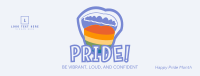 Say Pride Celebration Facebook Cover