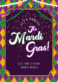 Mardi Gras Party Flyer