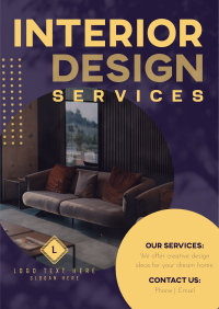 Interior Design Services Flyer