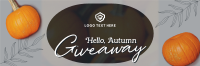 Hello Autumn Giveaway Twitter Header