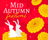 Bunny Mid Autumn Festival Facebook Post