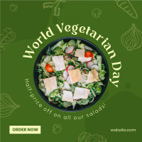 World Vegetarian Day Instagram Post