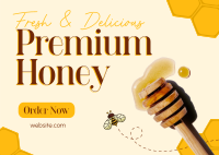 Premium Fresh Honey Postcard