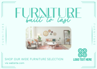 Furniture Shop Postcard example 3